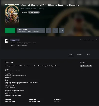 ❗MORTAL KOMBAT 1: KHAOS REIGNS BUNDLE❗XBOX X|S🔑KEY