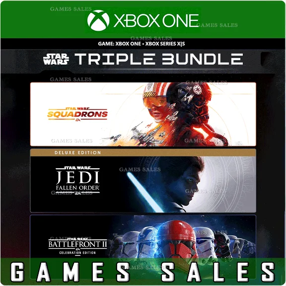 ✅❤️EA STAR WARS TRIPLE BUNDLE❤️3 GAMES❤️XBOX🔑KEY✅