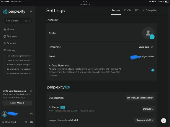 Perplexity AI Pro | 1 Year Own | Genuine | Worldwide