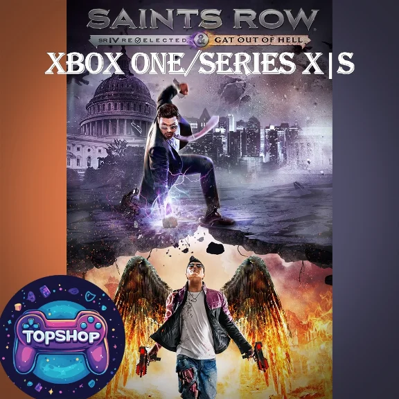 🔥SAINTS ROW IV: RE-ELECTED & GAT OUT OF HELL XBOX🚀