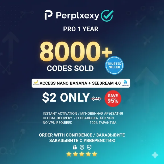 Perplexity AI Pro 1 год Private+Nano банан + SeedreamAI