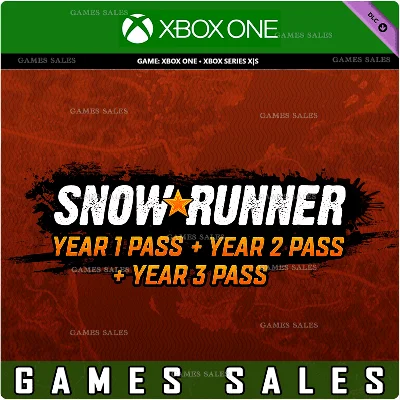 ✅❤️SNOWRUNNER - YEAR 1+2+3 PASS❤️XBOX ONE|XS🔑KEY✅