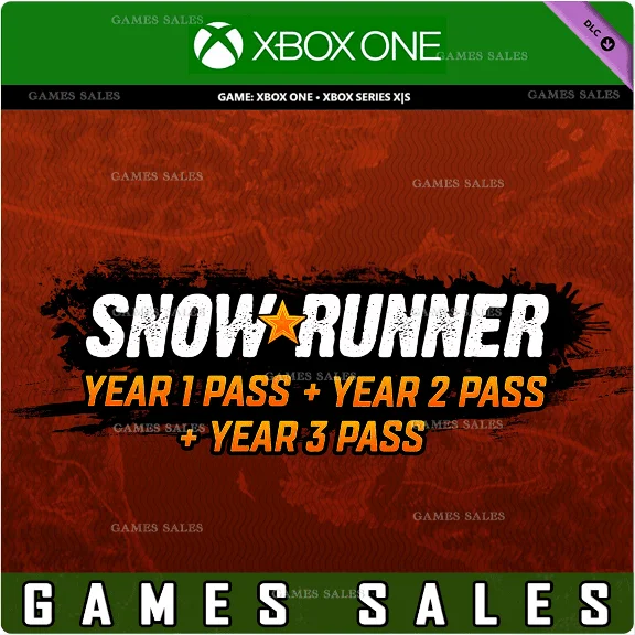✅❤️SNOWRUNNER - YEAR 1+2+3 PASS❤️XBOX ONE|XS🔑KEY✅
