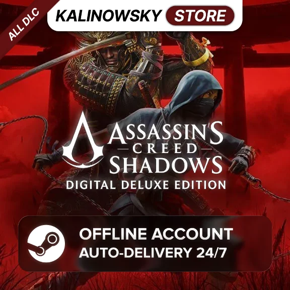 ⭐ASSASSIN&acute;S CREED SHADOWS DELUXE + ВСЕ DLC · АВТО 24/7