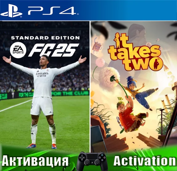 🎮FC 25 + IT TAKES TWO(PS4/RUS) Активация✅