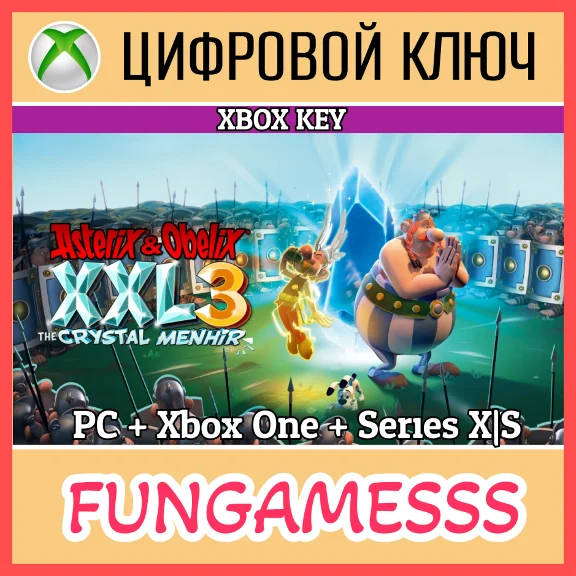 Asterix & Obelix XXL3: The Crystal Menhir XBOX+PC КЛЮЧ
