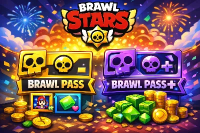 BRAWL STARS - BRAWL PASS| PLUS | PRO PASS