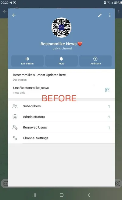 Telegram - Подписчики