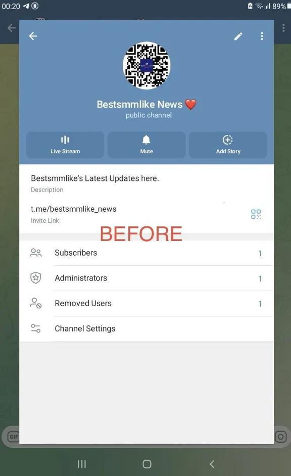 Telegram - Подписчики