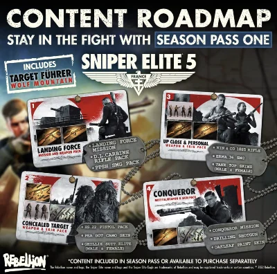 Sniper Elite 5 Season Pass One (Steam Gift Россия)