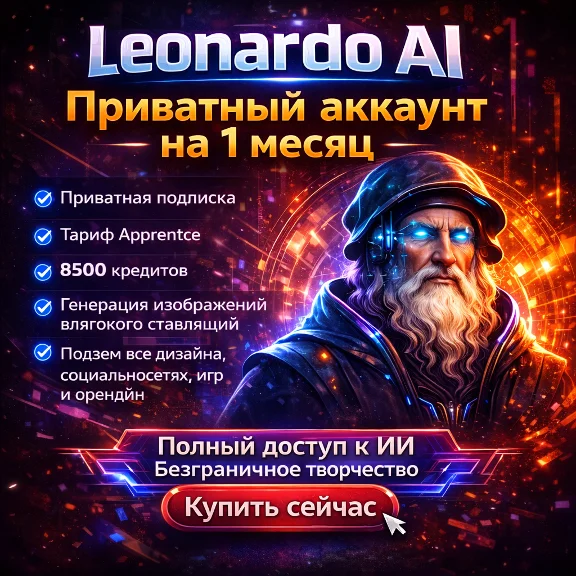 Leonardo AI – 1 Month Private account | 8500 Credits