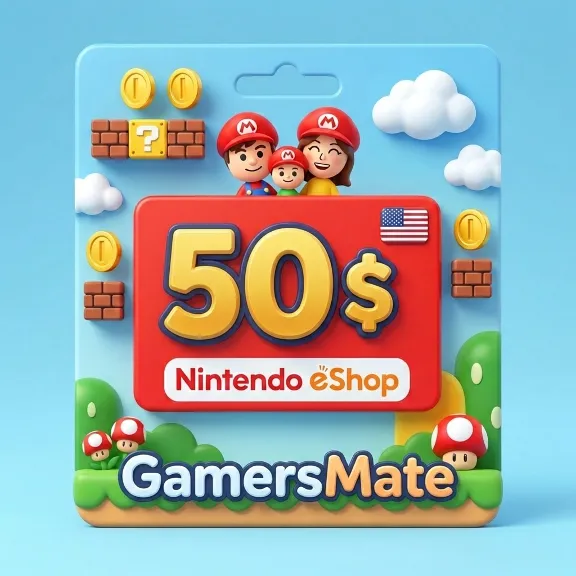 Карта оплаты Nintendo Eshop 50$ USD USA