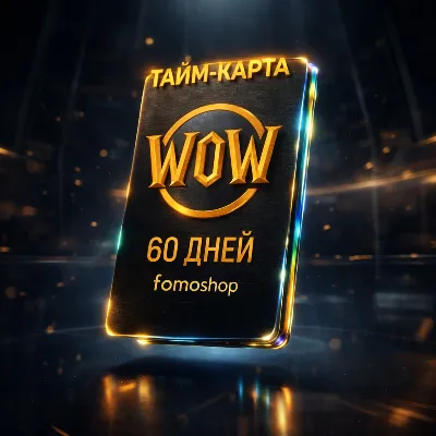 RU-СНГ-EU WoW Тайм карта 60 дней