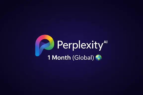 🚀 Perplexity AI Pro – 1 месяц (по всему миру) 🌍