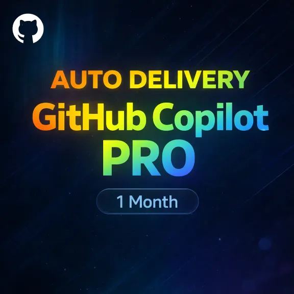 AUTO DELIVERY | GitHub Copilot PRO 1 Month – Personal Account