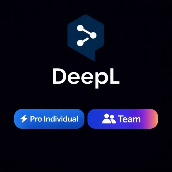 DeepL Pro 1/12M Subscription Plans | Upgrade/Renewal + Best Prices/Warranty