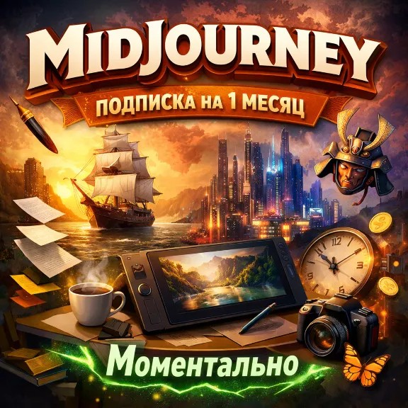 Midjourney | 1-Month Subscription | Instant | Account