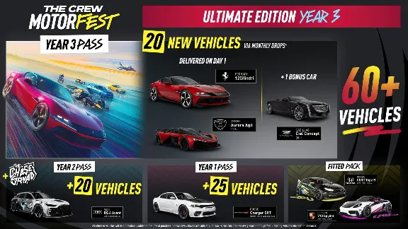 ✅❤️THE CREW MOTORFEST ULTIMATE YEAR 3 EDITION❤️XBOX ONE|XS🔑KEY✅