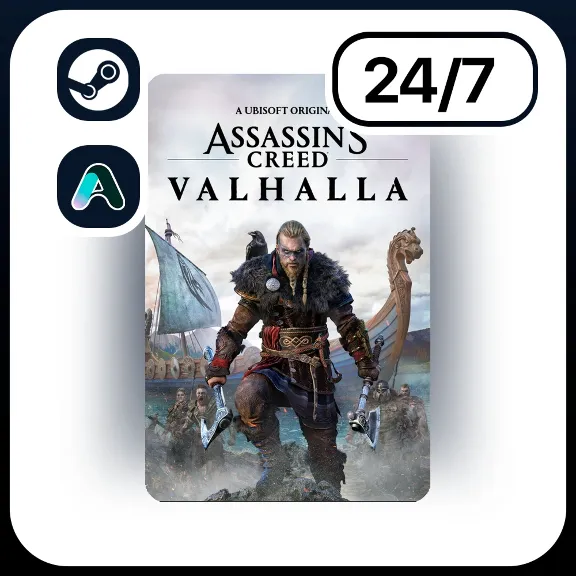АВТО ASSASSIN&acute;S CREED VALHALLA \ STEAM ПОДАРКОМ ДЛЯ KZ | UA | CIS 24/7