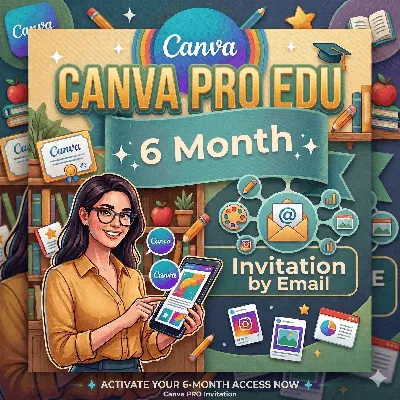 Canva PRO Edu | 6 Month | Invitation by Email