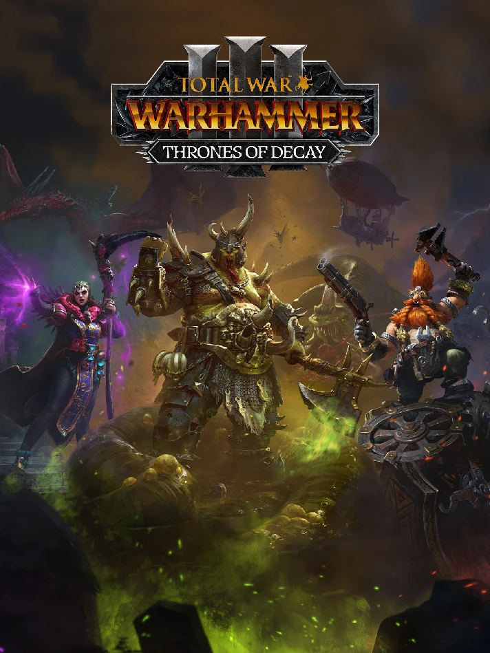 ✅TW: WARHAMMER III Thrones of Decay 3 в 1🔑Steam КЛЮЧ