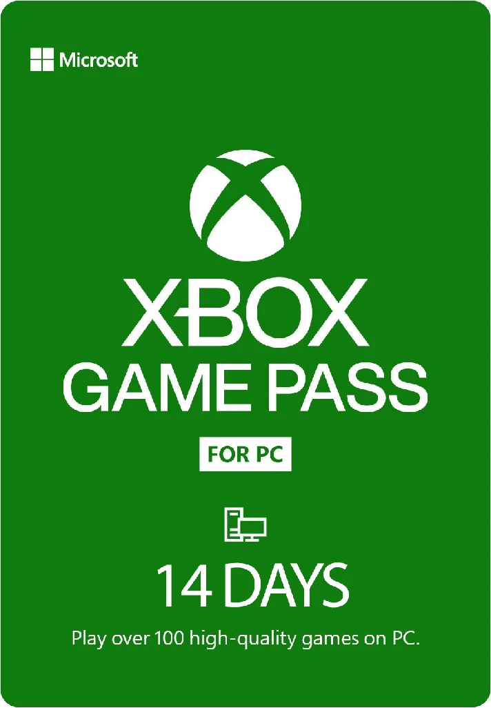 🔥XBOX GAME PASS PC 14 ДНЕЙ (ДЛЯ НОВЫХ АККАУНТОВ)