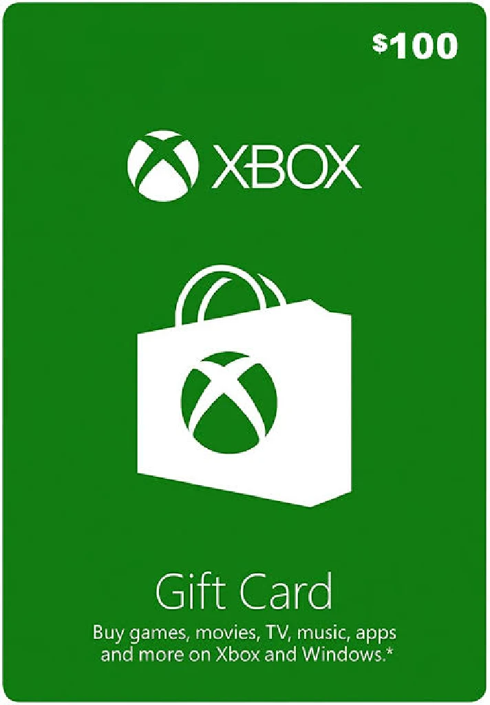 ✅ Xbox live 🔥 Gift Card $100 - 🇺🇸 (USA Region) 💳 0