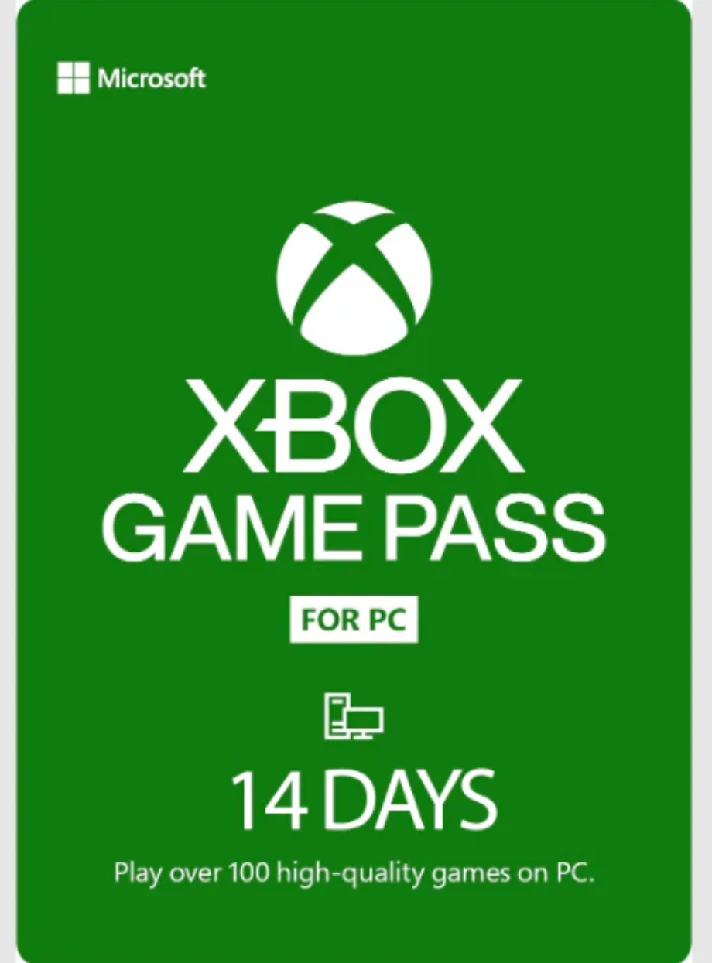 Xbox game pass pc 14 days (Trial for new users)🔑✅🔑