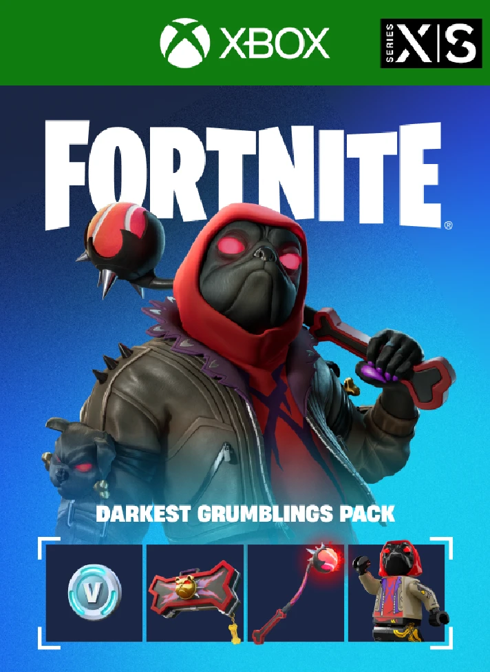 600 v-bucks + Fortnite  Darkest Grumblings Pack XBOX