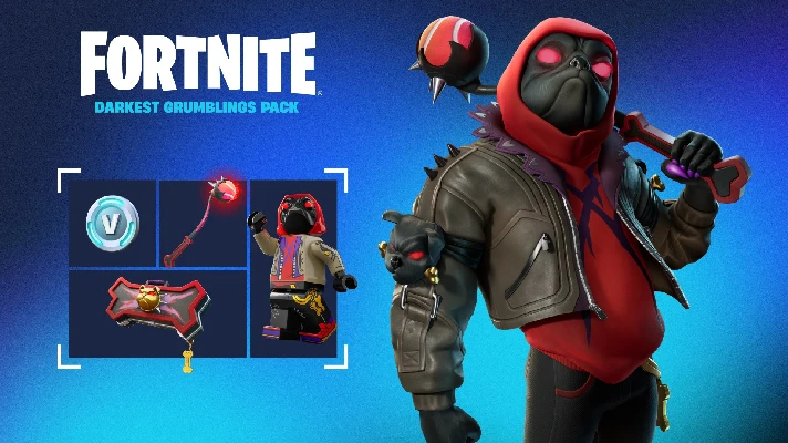 600 v-bucks + Fortnite  Darkest Grumblings Pack XBOX