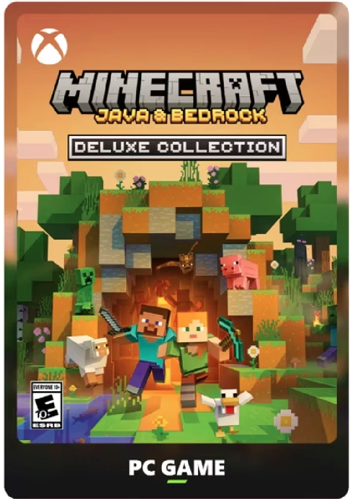 MINECRAFT: JAVA & BEDROCK DELUXE COLLECTION⚡PC WIN🔑