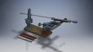 3D model, Chucha-LIGHT Grinding Machine for KNIVES