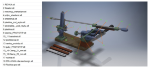3D model, Chucha-LIGHT Grinding Machine for KNIVES