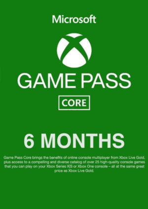✅ XBOX GAME PASS CORE 6 MONTH KEY 🔑  INDIA