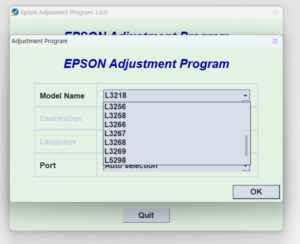 EPSON Adjustment Program Reset Pack - L12**_L32**_L5298