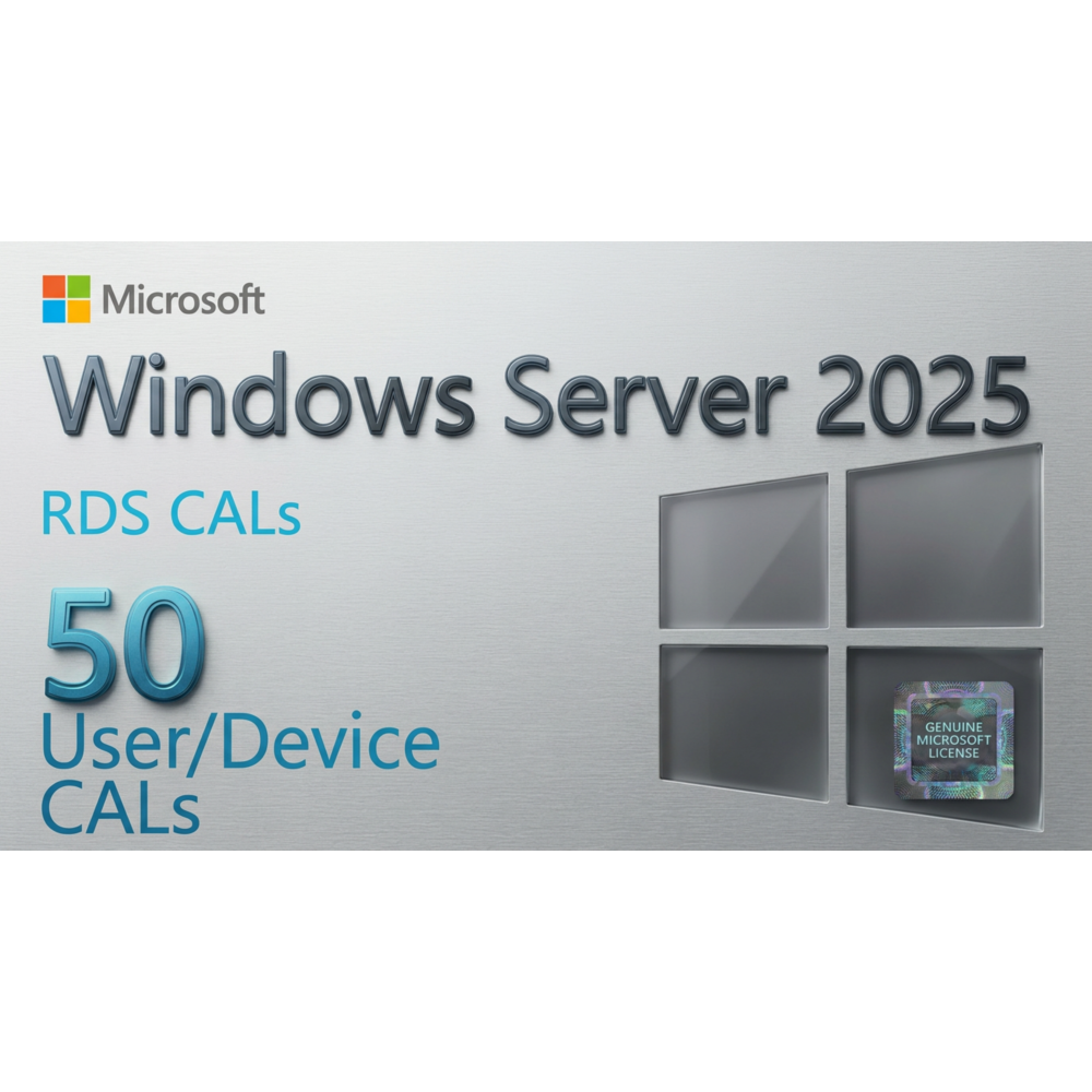 Купить Windows Server 2025 RDS 50 User/Device CAL за 1899