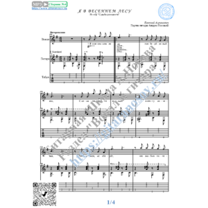 Я в весеннем лесу (Вокал Гитара Ноты Табы)