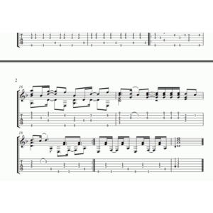 Lambada - ноты аранжировки Soymartino для гитары