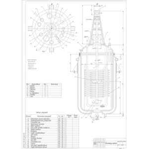 Чертеж "Реактор (Полимеризатор)"