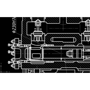 Сборочный чертёж бурового насоса УНБ-600 (А1) с рамкой