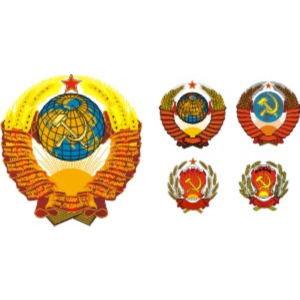 герб СССР в векторе
