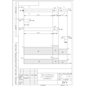 Эпюра №2. Задание 3-3. Вариант 2010
