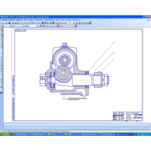 Чертеж рулевого механизма ГАЗ-3307