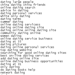 Dating база ENG кеев