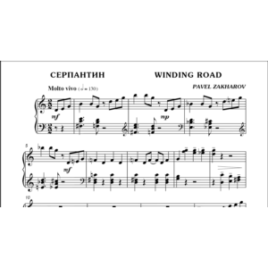 3с28 Серпантин, ПАВЕЛ ЗАХАРОВ / фортепиано