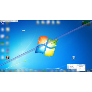 Настольные инструменты - линейка и транспортир