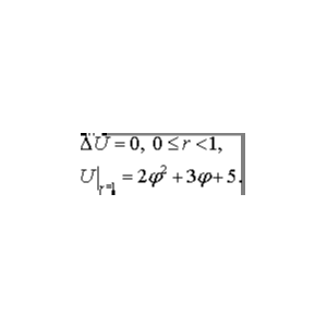 Решение задачи 4.3 из раздела 3 УМФ автор Чудесенко ВФ