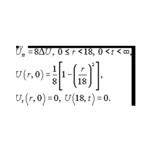Решение задачи 11.8 из раздела 3 УМФ автор Чудесенко ВФ