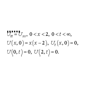 Решение задачи 9.9 из раздела 3 УМФ автор Чудесенко ВФ