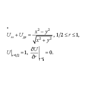 Решение задачи 5.10 из раздела 3 УМФ автор Чудесенко ВФ